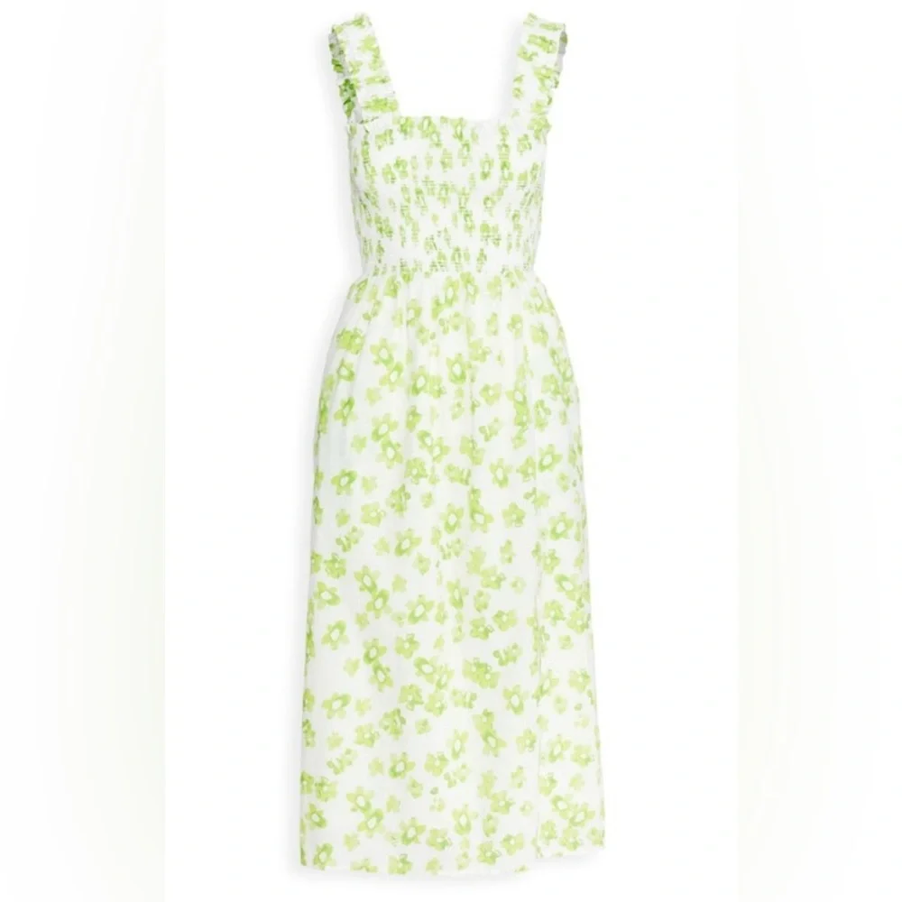 LIKE NEW WAYF Smocked Rashida Dress - Picture 2 of 4